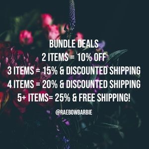 Individual bundle deals! 🌟